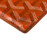 Goyard Orange Leather Saint Sulpice Cardholder