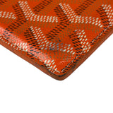 Goyard Orange Leather Saint Sulpice Cardholder