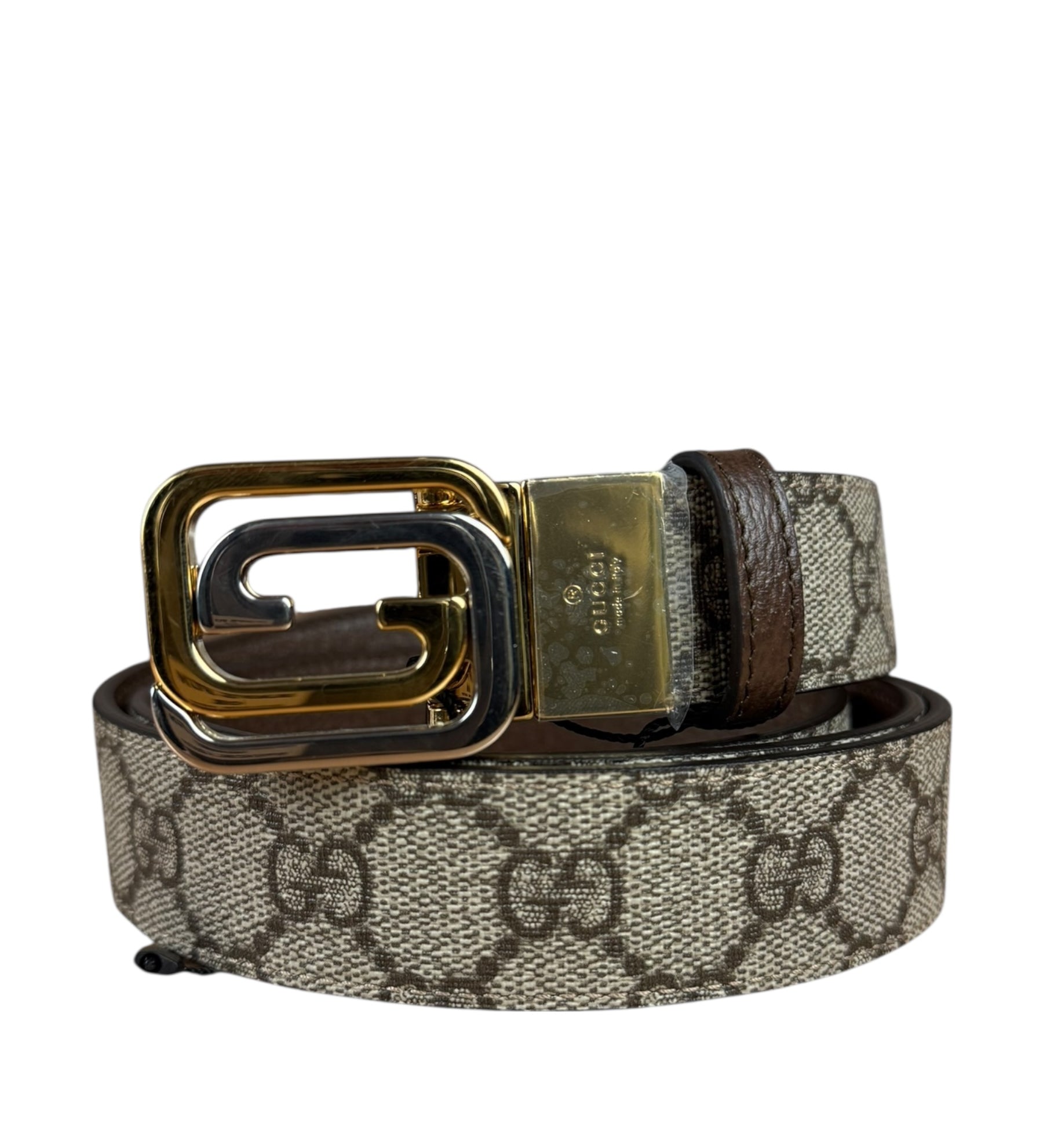 Gucci GG Buckle Belt Reversible Supreme