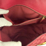 Gucci GG Vintage Pink Canvas Horsebit Shoulder Bag
