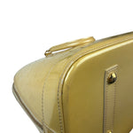 Louis Vuitton Yellow Monogram Vernis Alma Handbag