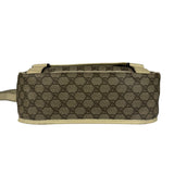 Gucci GG Leather Lined Flap Messenger Bag