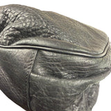 Fendi Black Leather Mia Chain Hobo Bag