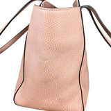 Gucci Pebbled Leather Swing Tote Pink