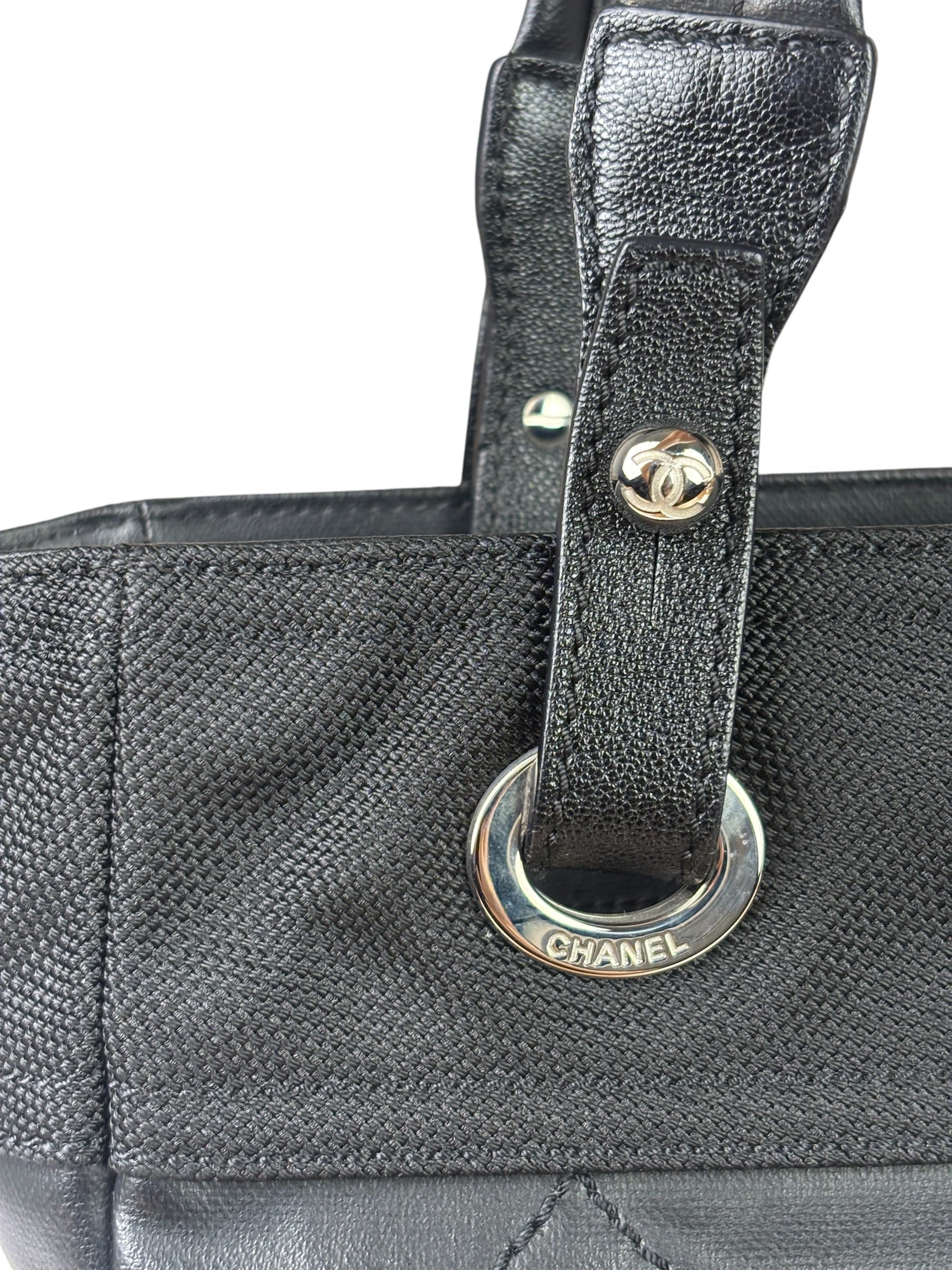 Chanel Black Quilted Paris-Biarritz Tote 2009
