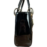 Dior Patent Cannage Mini Lady Dior Black