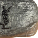 Saint Laurent Crocodile Embossed Marsupio Belt Bag
