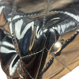 Chanel Black Patent Leather 2.55 Reissue Tote Bag 2010