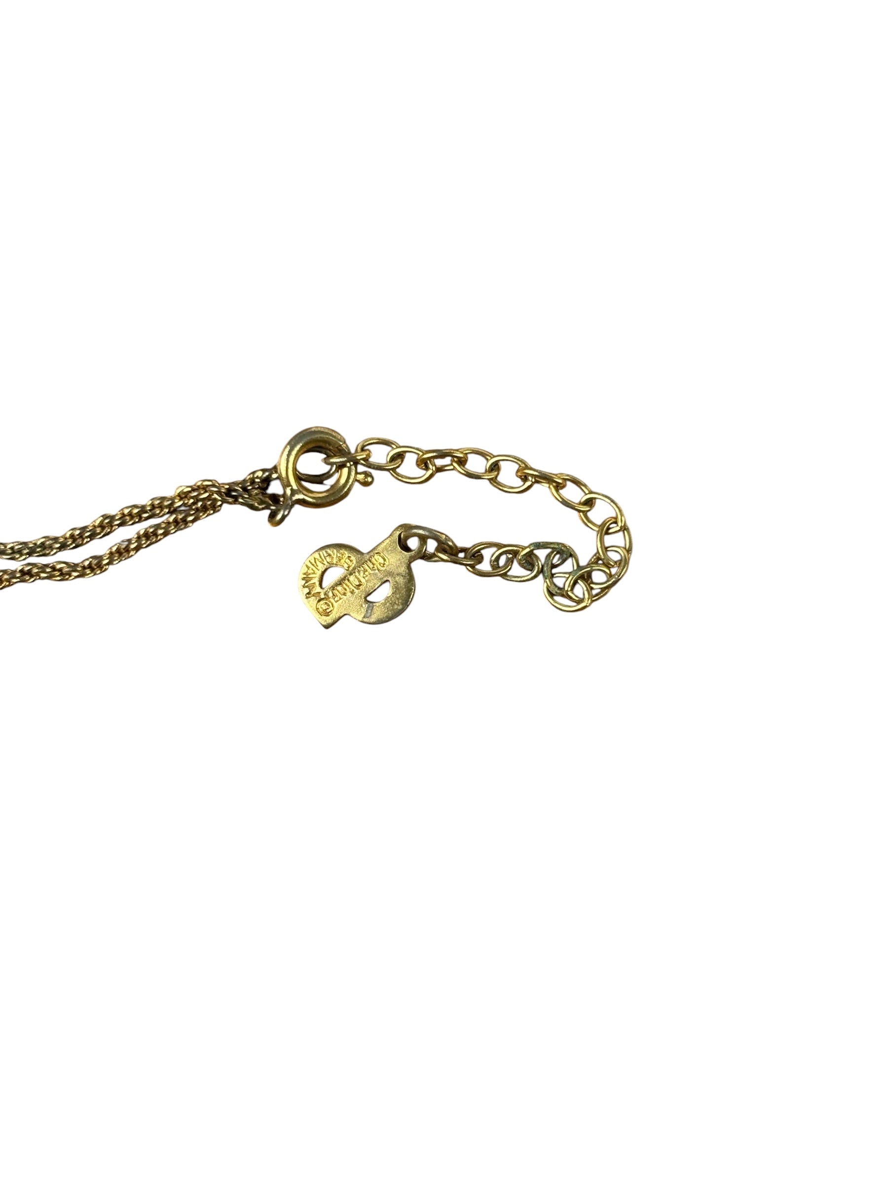 Christian Dior Heart Necklace