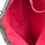 Chanel Grey Tweed Cambon Line Tote Bag 2004