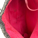 Chanel Grey Tweed Cambon Line Tote Bag 2004