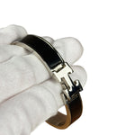 Hermes H Black/Palladium Clic Bracelet