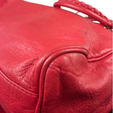 Balenciaga Red Calfskin Rouge Le City Bag