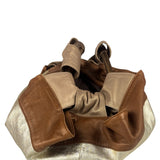 Loewe Gold/Bronze Leather Nappa Aire Handbag