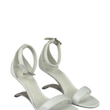 Alexander McQueen White Arc Calfskin Sandal
