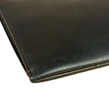 Yves Saint Laurent Black Grain De Poudre Zipped Tablet Holder