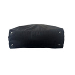 Prada Black Tessuto Nylon Leather Trim Tote Bag