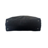 Prada Black Tessuto Nylon Leather Trim Tote Bag