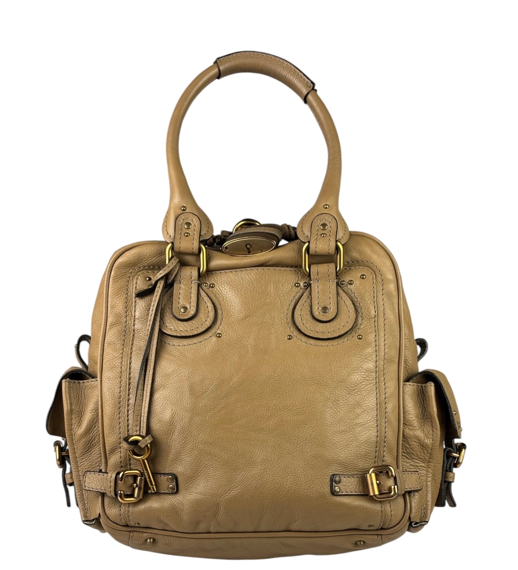 Chloe Brown Leather Paddington Shoulder Bag