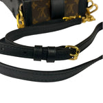 Louis Vuitton Black Monogram Vertical Trunk Pochette