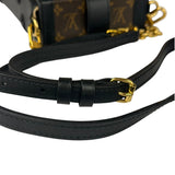 Louis Vuitton Black Monogram Vertical Trunk Pochette