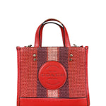 Coach Raffia Mini Tote Crossbody Bag