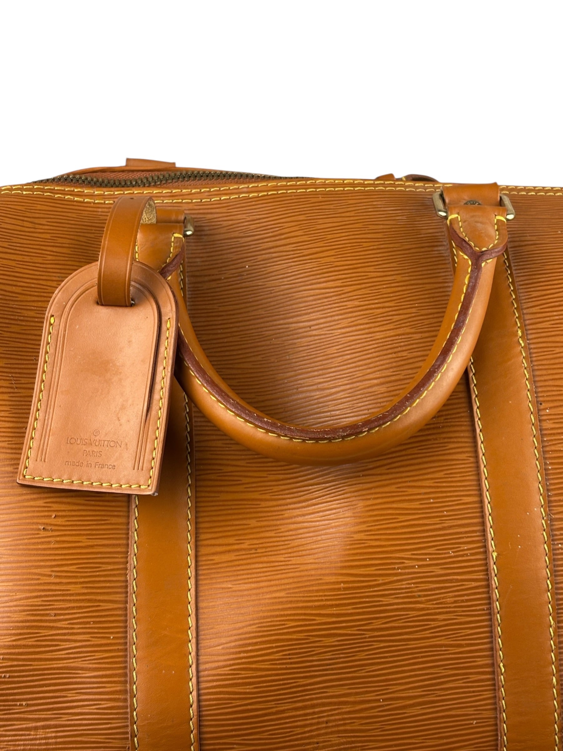 Louis Vuitton Vintage Epi Leather Keepall Travel Bag