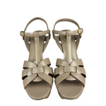 Saint Laurent King Palm Heels Beige