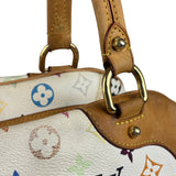 Louis Vuitton White Monogram Murakami Claudia Handbag