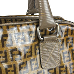 Fendi Vintage FF Brown PVC Handbag