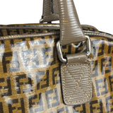 Fendi Vintage FF Brown PVC Handbag