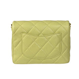 Chanel Yellow Caviar Leather Mini Flap Bag