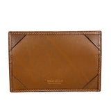 Valentino Brown Tan Leather Flat Pouch
