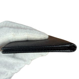 Prada Black/Grey Saffiano Leather Card Holder