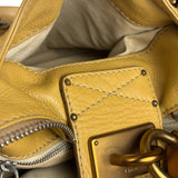Chloe Yellow Leather Paddington Shoulder Bag