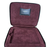 Chanel Black Quilted Caviar Leather Tablet Clutch Case