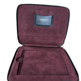 Chanel Black Quilted Caviar Leather Tablet Clutch Case