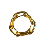 Hermes Regate Gold-Tone Scarf Ring