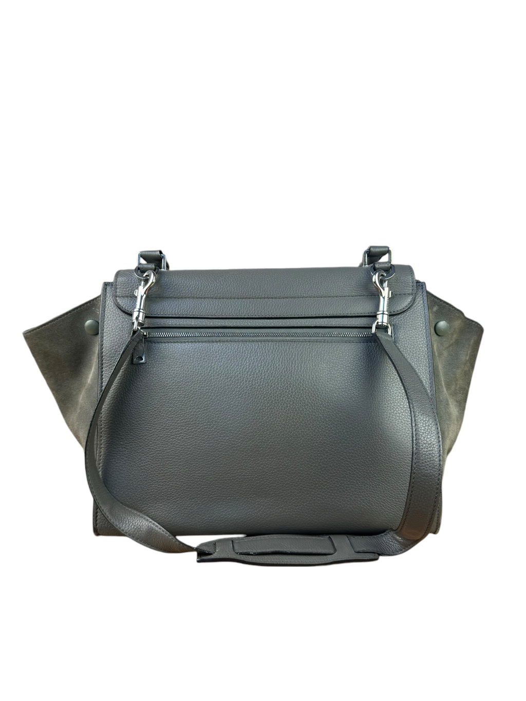 Celine Trapeze Bag In Grey