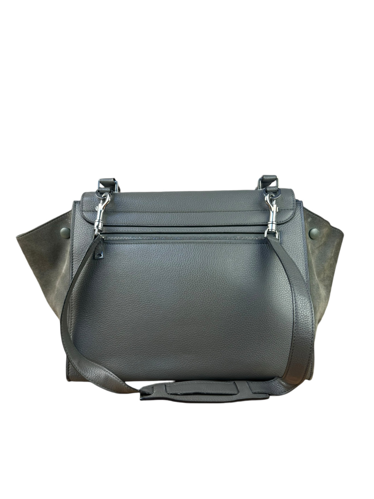 Celine Trapeze Bag In Grey