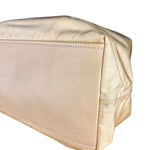 Prada Beige Nylon/Leather Shoulder Bag