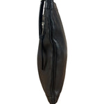 Balenciaga Black Leather Moto City Clutch Pouch