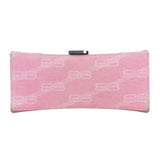 Balenciaga Pink Denim Small Hourglass 2Way Handbag