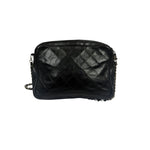 Chanel Vintage Black Quilted Lambskin Camera Bag 1986