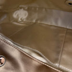 Chanel CC Limited Edition Gold Satin Quilted Flap Bag 2008