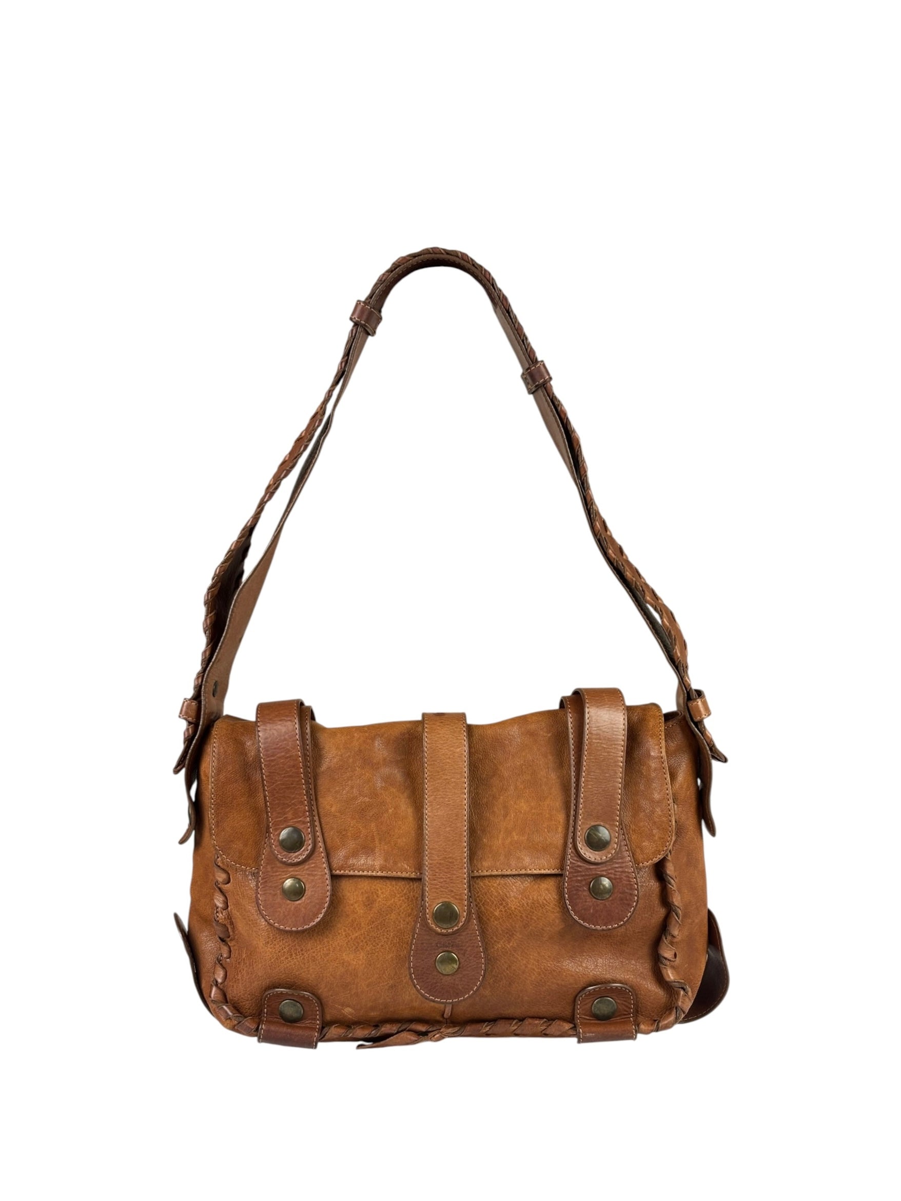 Chloe Brown Silverado Messenger Bag