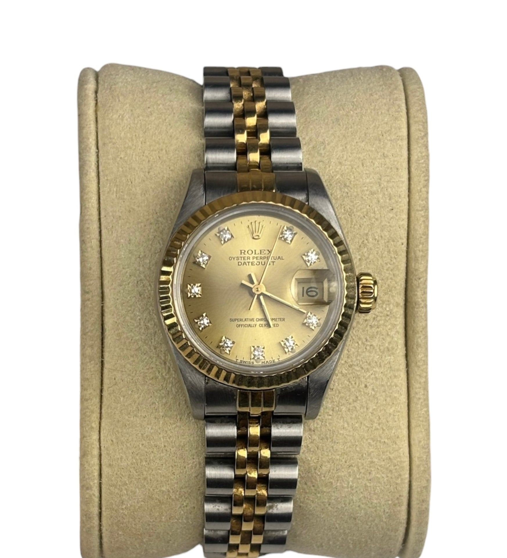 Rolex Datejust Two-Tone Champagne Diamond Dial 1988