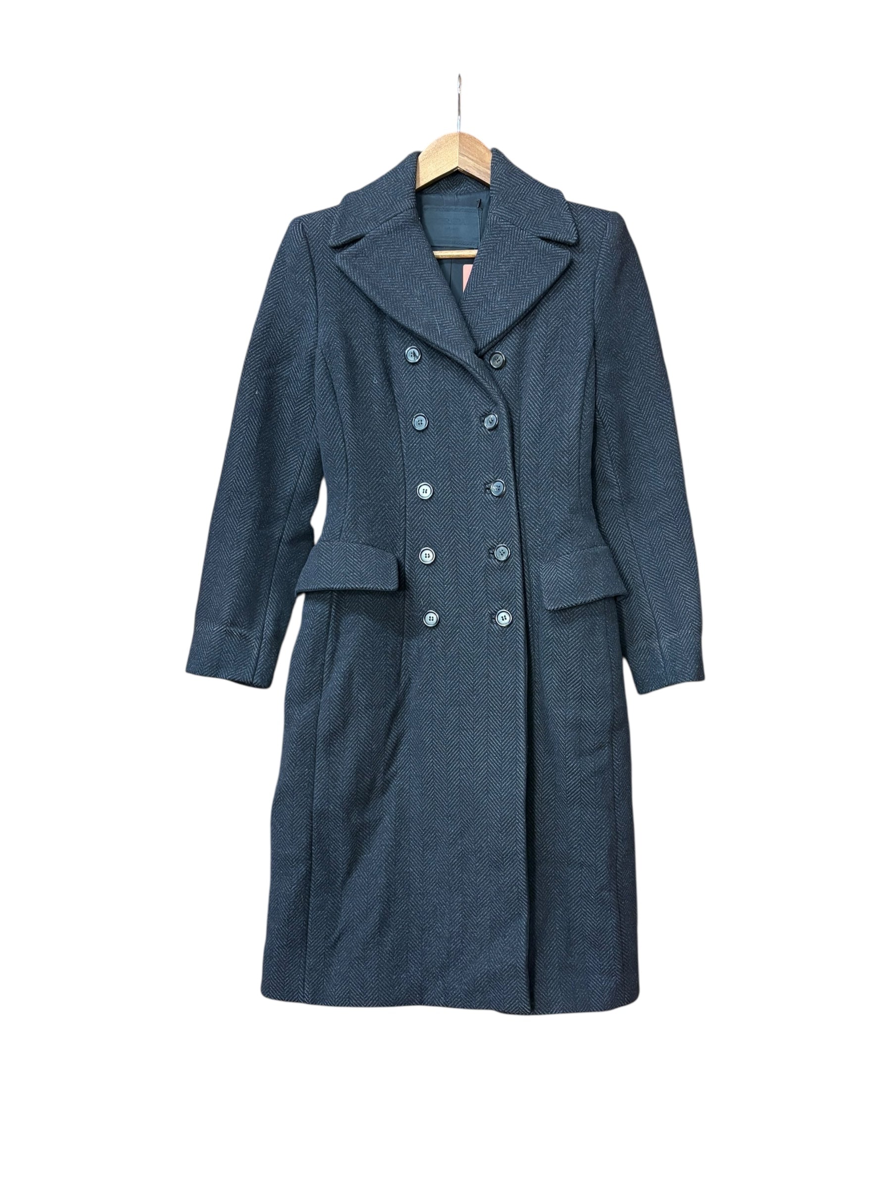 Prada Vintage Dark Grey Long Coat