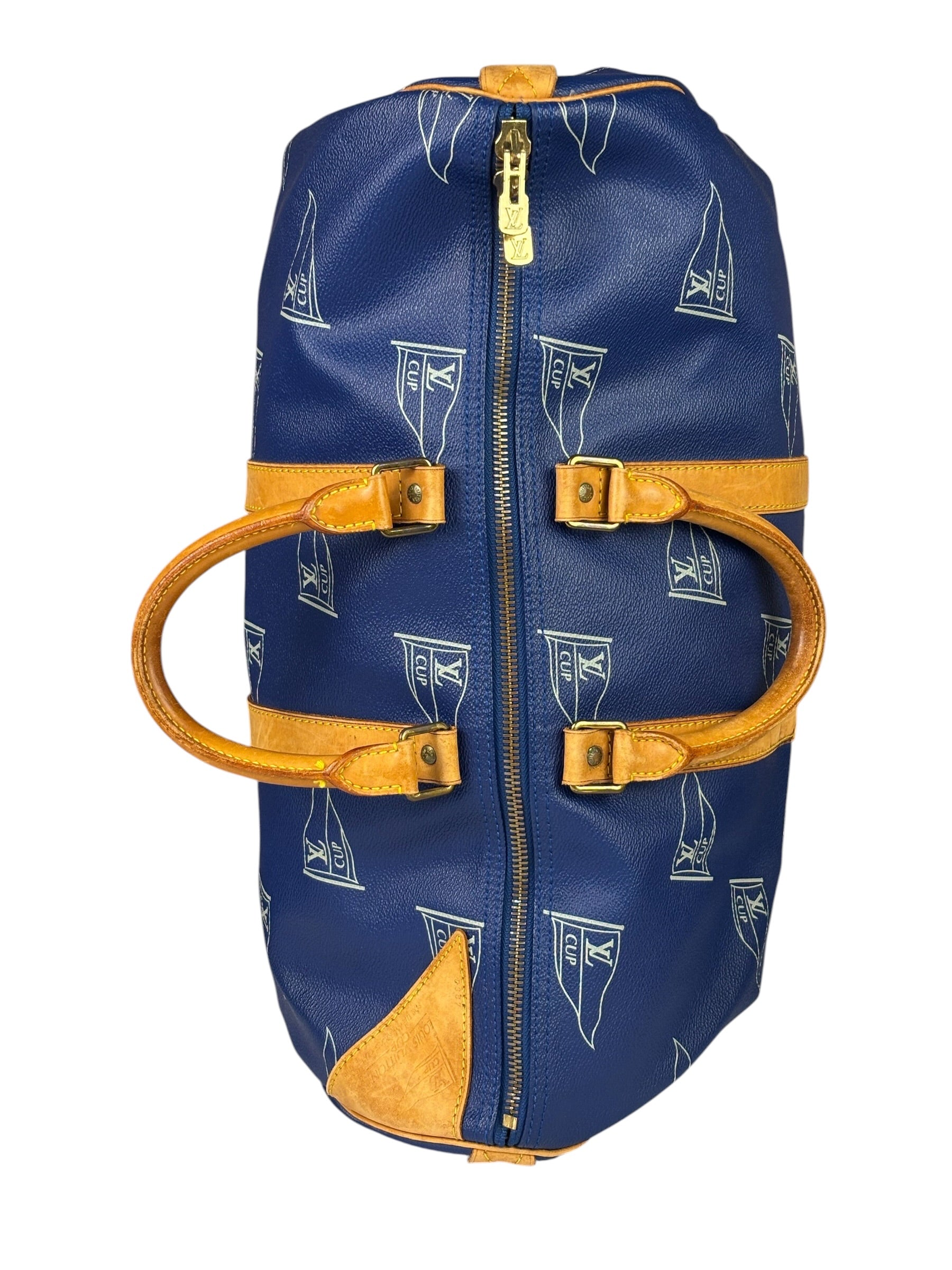 Louis Vuitton Blue America's Cup Keepall 45