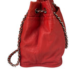 Chanel Red Quilted Leather Natural Beauty Chain Tote 2010